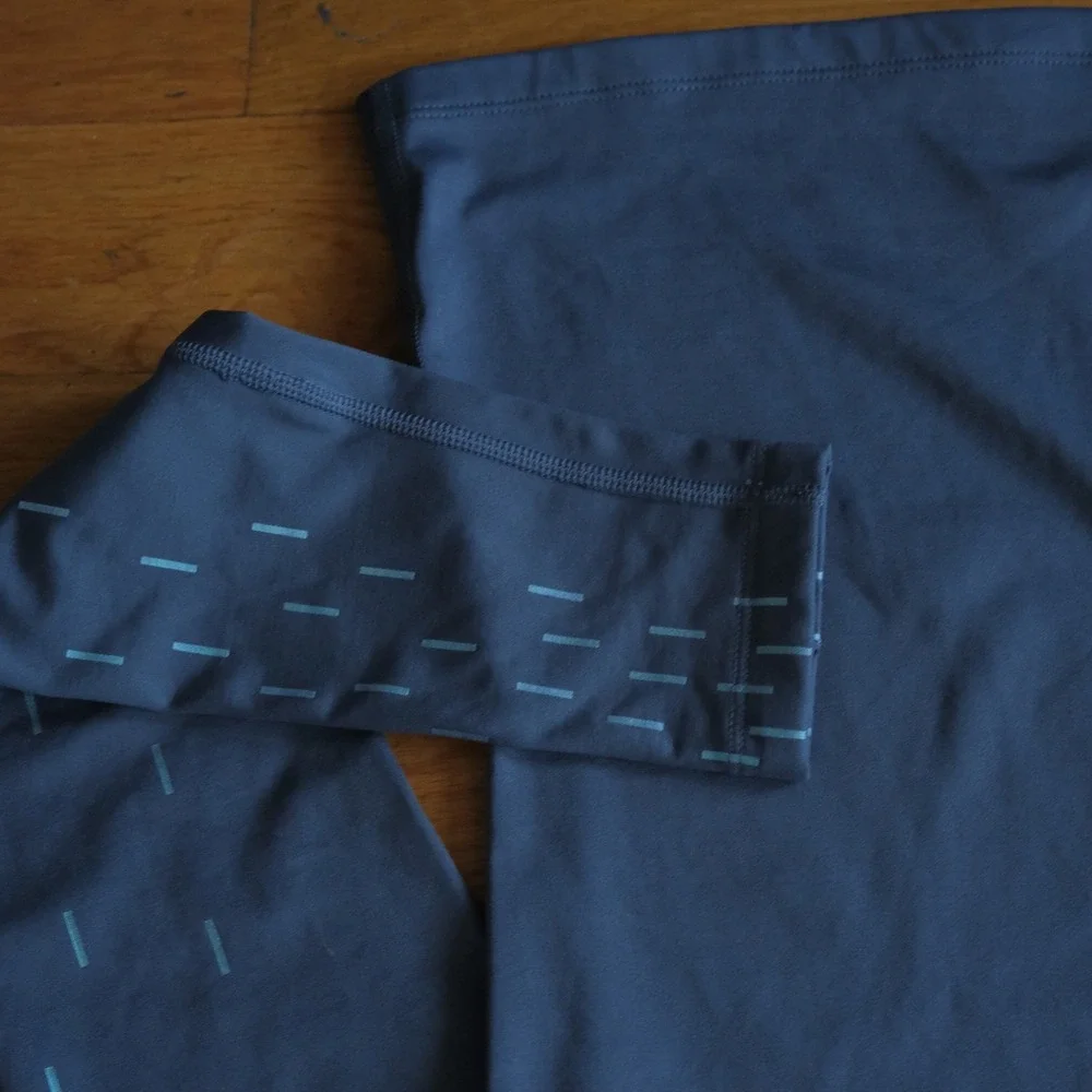 Nike Pro Quarter Zip Pullover Blue Dri-FIT Reflective Running‎ Training M